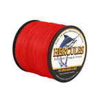 HERCULES 1500M 1640Yds Red 10lb-250lb PE Braid Fishing Line 12 Strands HERCULES