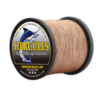 HERCULES No Fade Fishing Line Brown 8 Strands Strong PE Fishing Line 10LB-120LB Braided Fishing Lines HERCULES