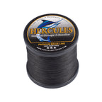 HERCULES No Fade Fishing Line Black 4 Strands 6LB-100LB Super Strong PE Braided Fishing Line HERCULES