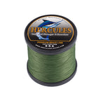 HERCULES No Fade Fishing Line Green 4 Strands 6LB-100LB Super Strong PE Braided Fishing Line HERCULES
