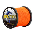 HERCULES No Fade Fishing Line Orange 8 Strands Strong PE Fishing Line 10LB-120LB Braided Fishing Lines HERCULES
