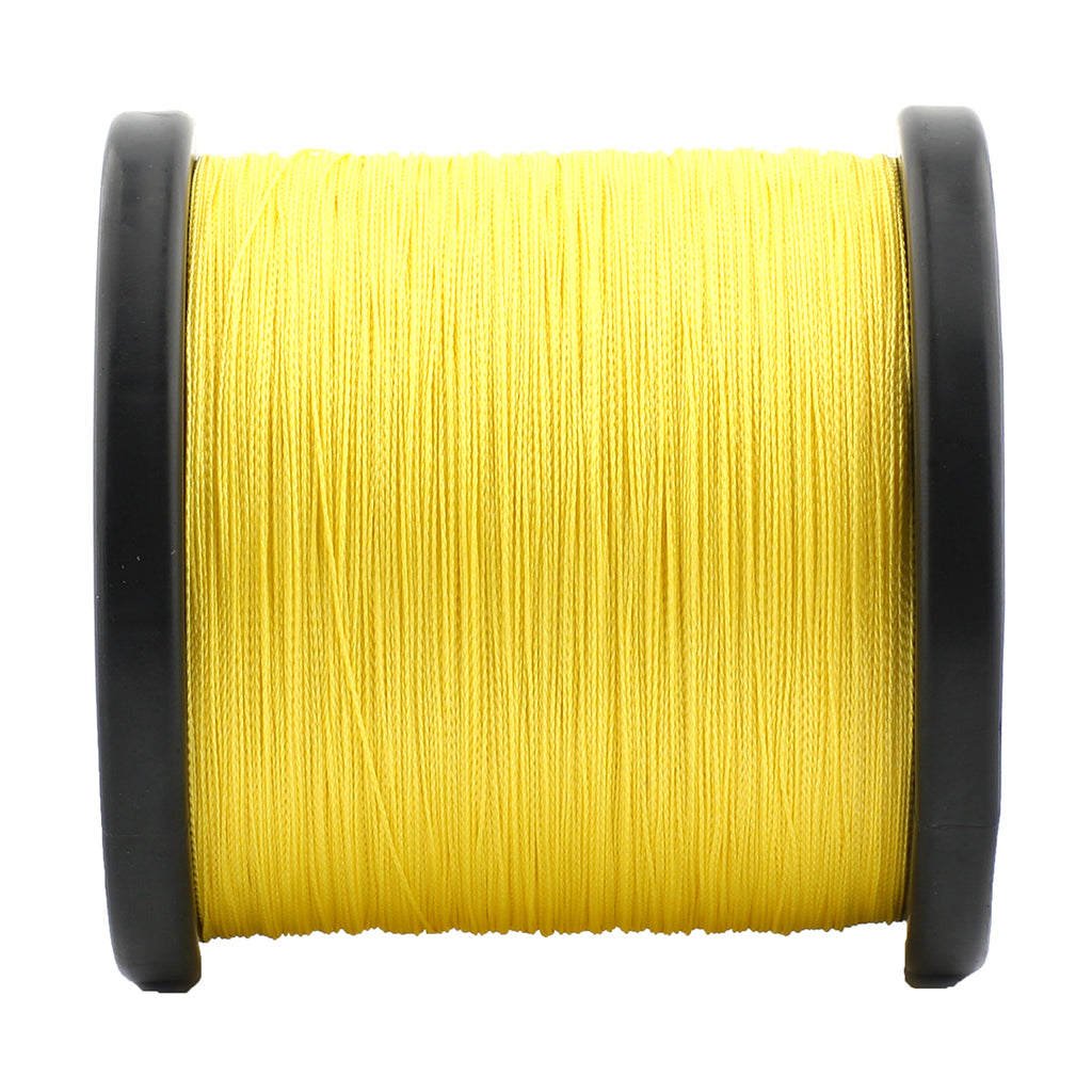 HERCULES No Fade Fishing Line Yellow 4 Strands 6LB-100LB Super Strong PE Braided Fishing Line HERCULES