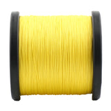 HERCULES No Fade Fishing Line Yellow 4 Strands 6LB-100LB Super Strong PE Braided Fishing Line HERCULES