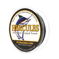 1000M 1094Yds Black 6lb-100lb HERCULES PE Braid Fishing Line 4 Strands HERCULES