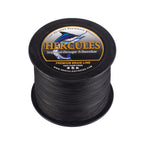 HERCULES No Fade Fishing Line Black 4 Strands 6LB-100LB Super Strong PE Braided Fishing Line HERCULES
