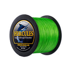 HERCULES No Fade Fishing Line Fluorescent Green 8 Strands PE Braided Fishing Line10LB-120LB HERCULES