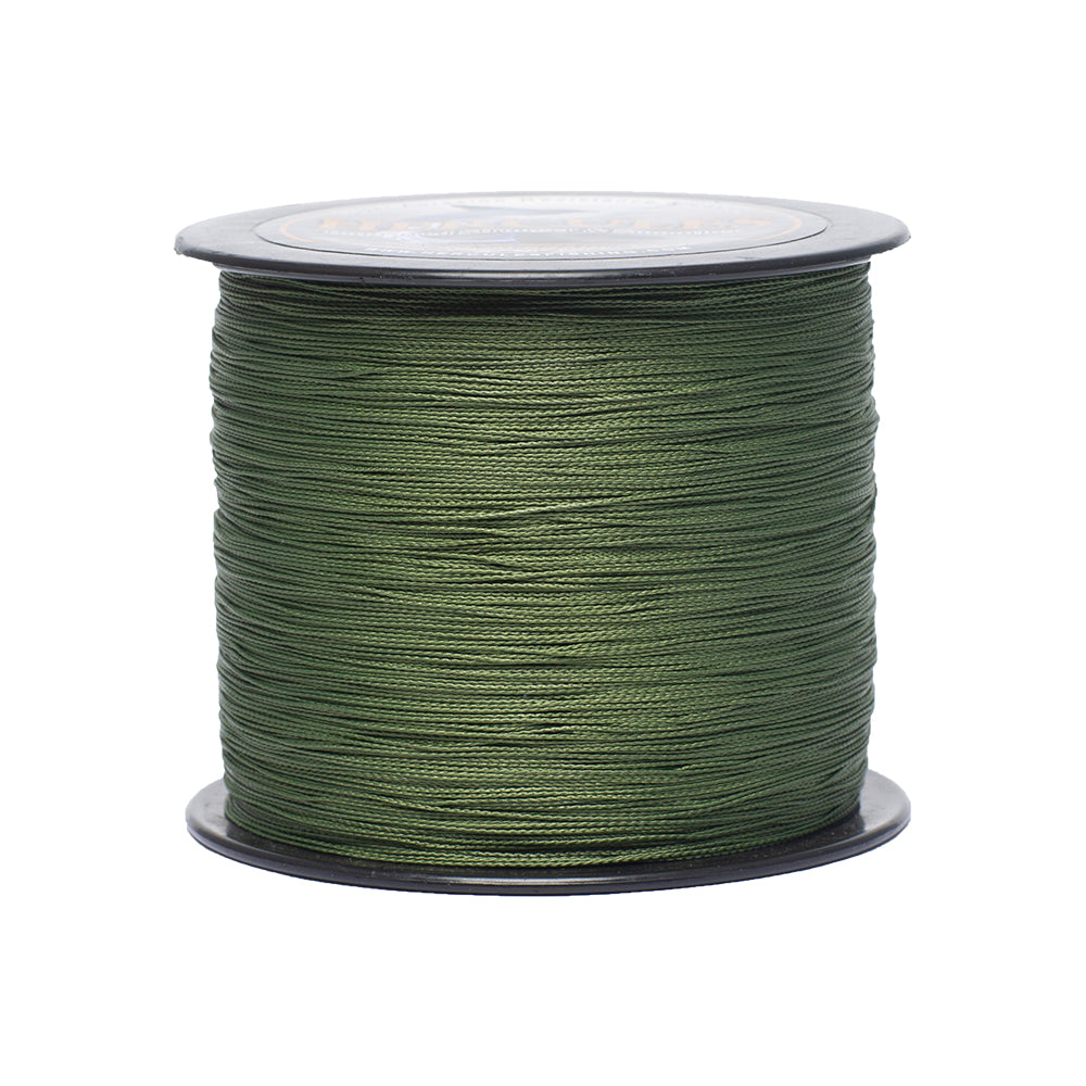 HERCULES No Fade Fishing Line Green 4 Strands 6LB-100LB Super Strong PE Braided Fishing Line HERCULES