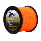 HERCULES No Fade Fishing Line Orange 8 Strands Strong PE Fishing Line 10LB-120LB Braided Fishing Lines HERCULES