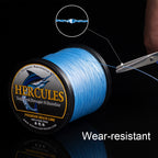 HERCULES No Fade Fishing Line Red 4 Strands 6LB-100LB PE Braided Fishing Line HERCULES