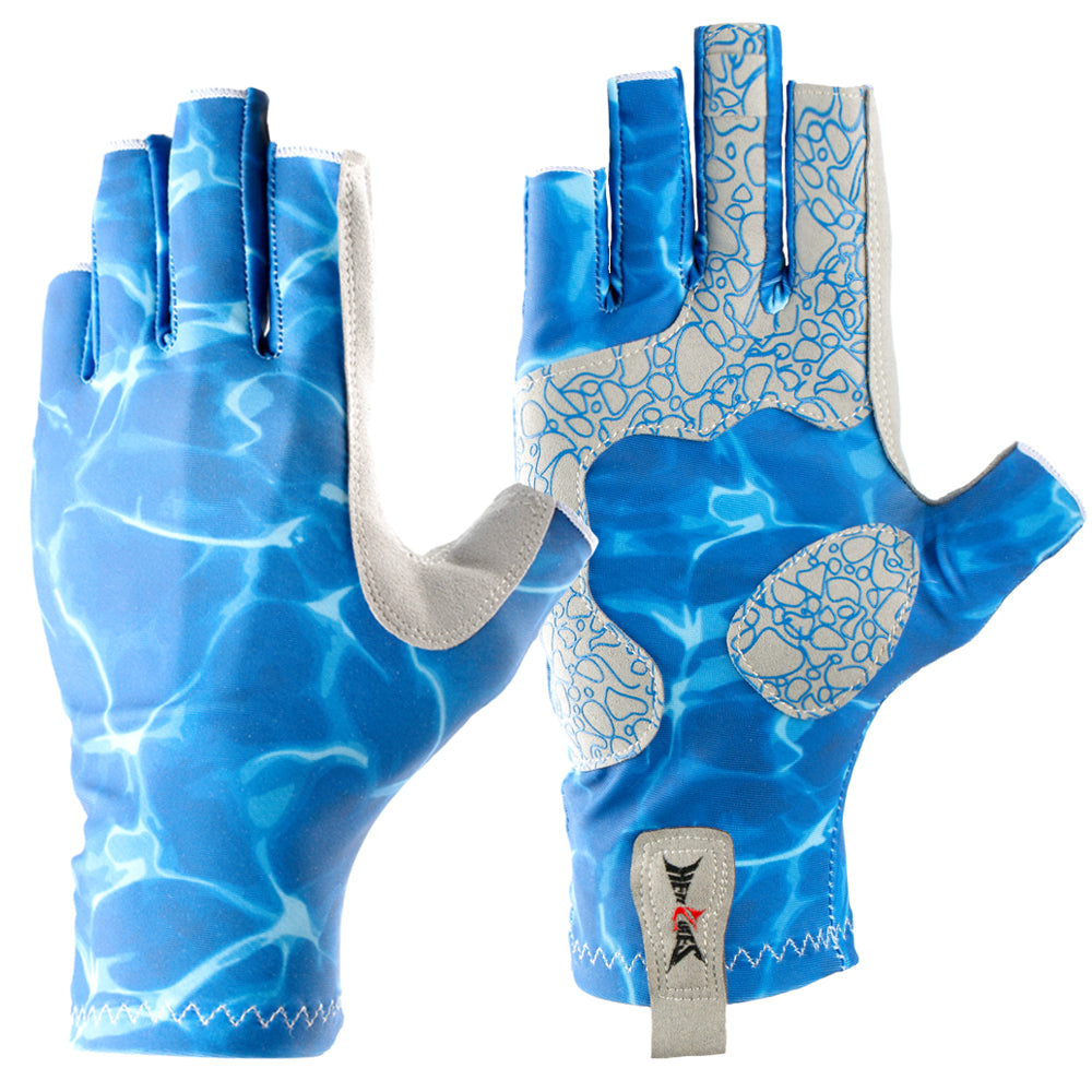HERCULES Fishing Gloves with Carabiner UPF 50+ Sun Protection Gloves HERCULES SALE