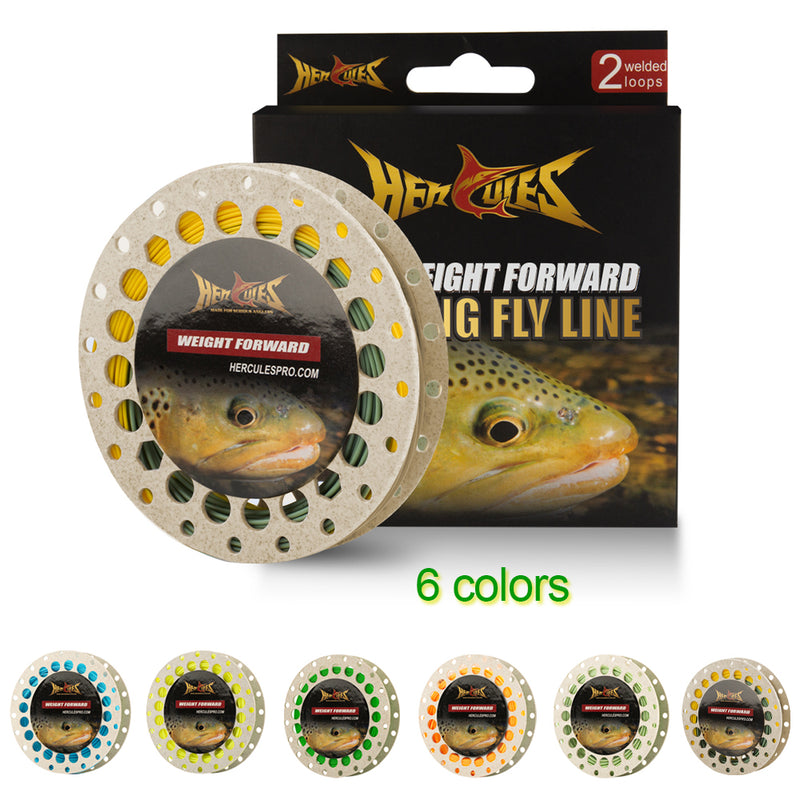 HERCULES Fly Fishing Line Floating WF Fly Line with Double Welded Loop HERCULES SALE
