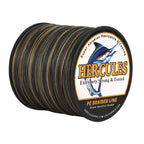 HERCULES 1500M 1640Yds Camouflage 10lb-250lb PE Braid Fishing Line 12 Strands HERCULES