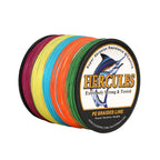 HERCULES 1500M 1640Yds Multicolor 10lb-250lb PE Braid Fishing Line 12 Strands HERCULES