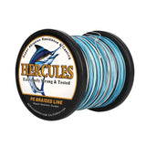 HERCULES 1000M 1094Yds Camo Blue 10lb-420lb PE Braid Fishing Line 12 Strands HERCULES