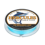 HERCULES 100M 109Yds Blue 10lb-420lb PE Braid Fishing Line 12 Strands HERCULES