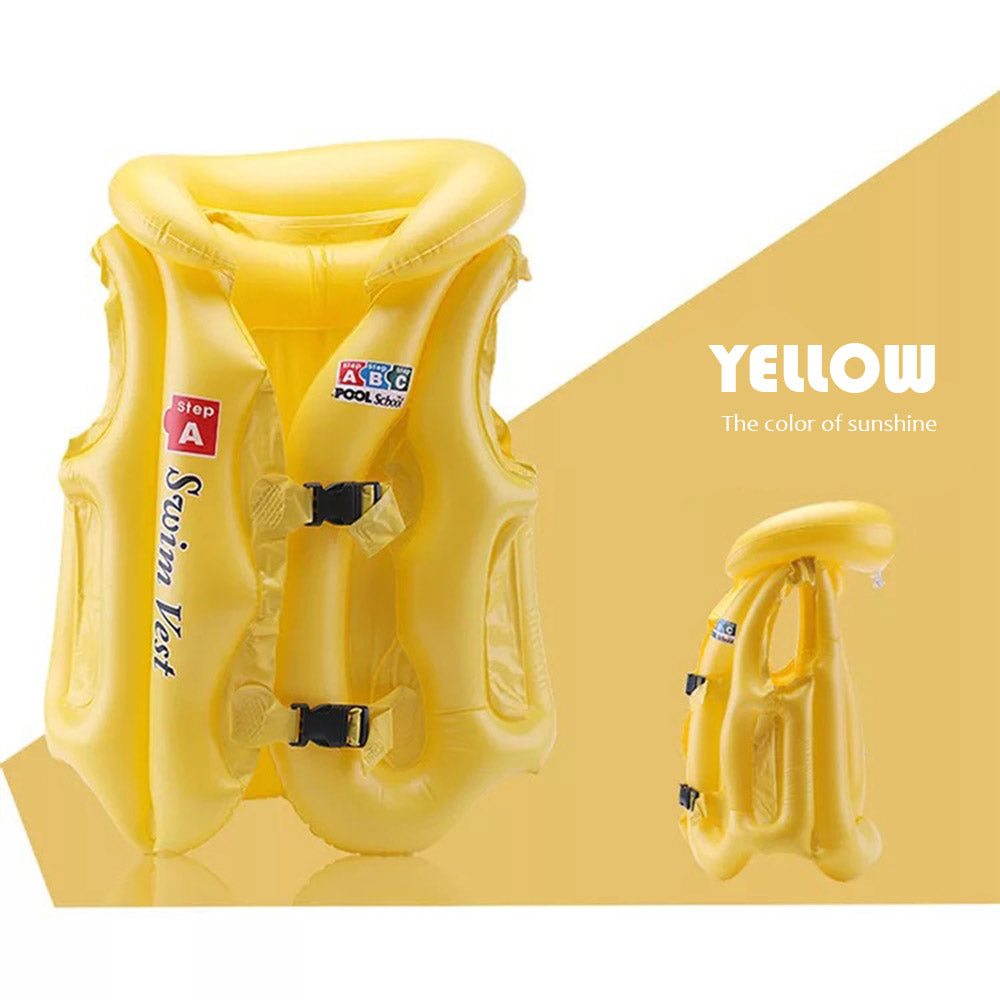HERCULES Kids Air Inflation Life Vest Water Sports Safety Boys Girls Swimming Diving 3 colors HERCULES